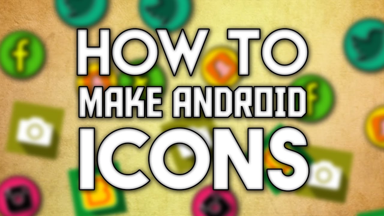 how to make android icon