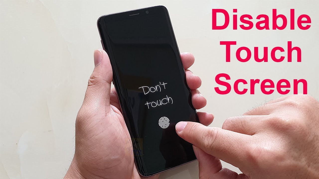 disable touch phone