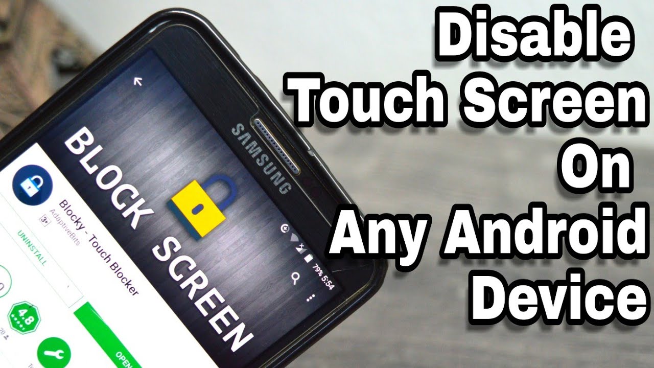 फोन disable touch screen 