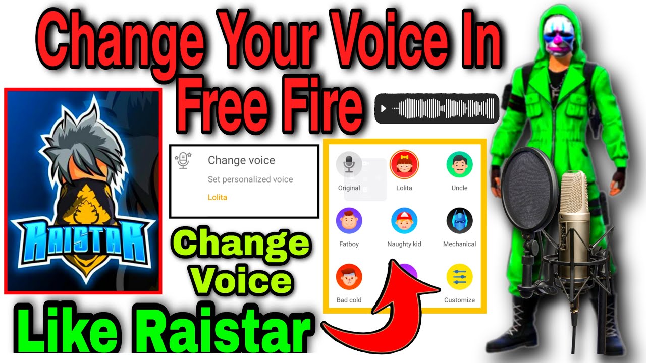 Free Fire voice change 