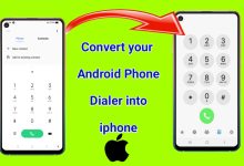Android dialer into iphone dialer