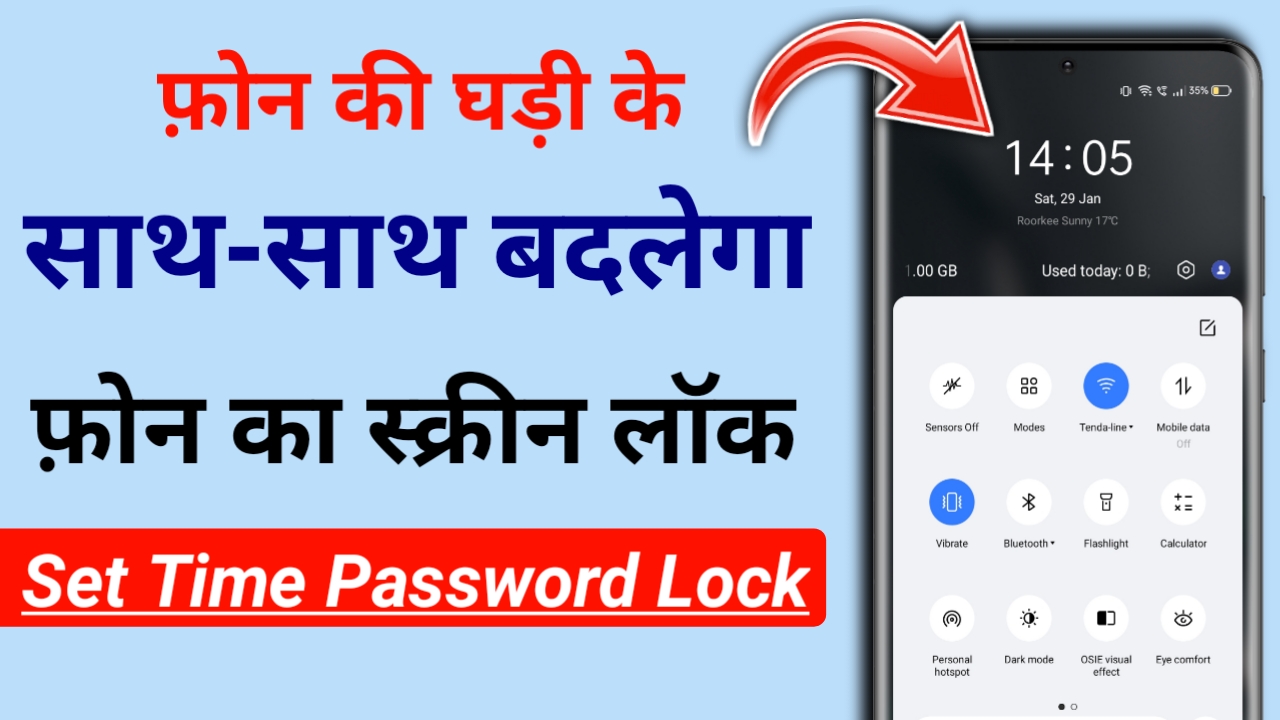 Ghadi wala lock time password lock