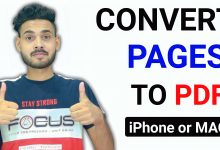 How to Convert Apple Pages to PDF | Apple Pages ko PDF me Convert Kaise Kare