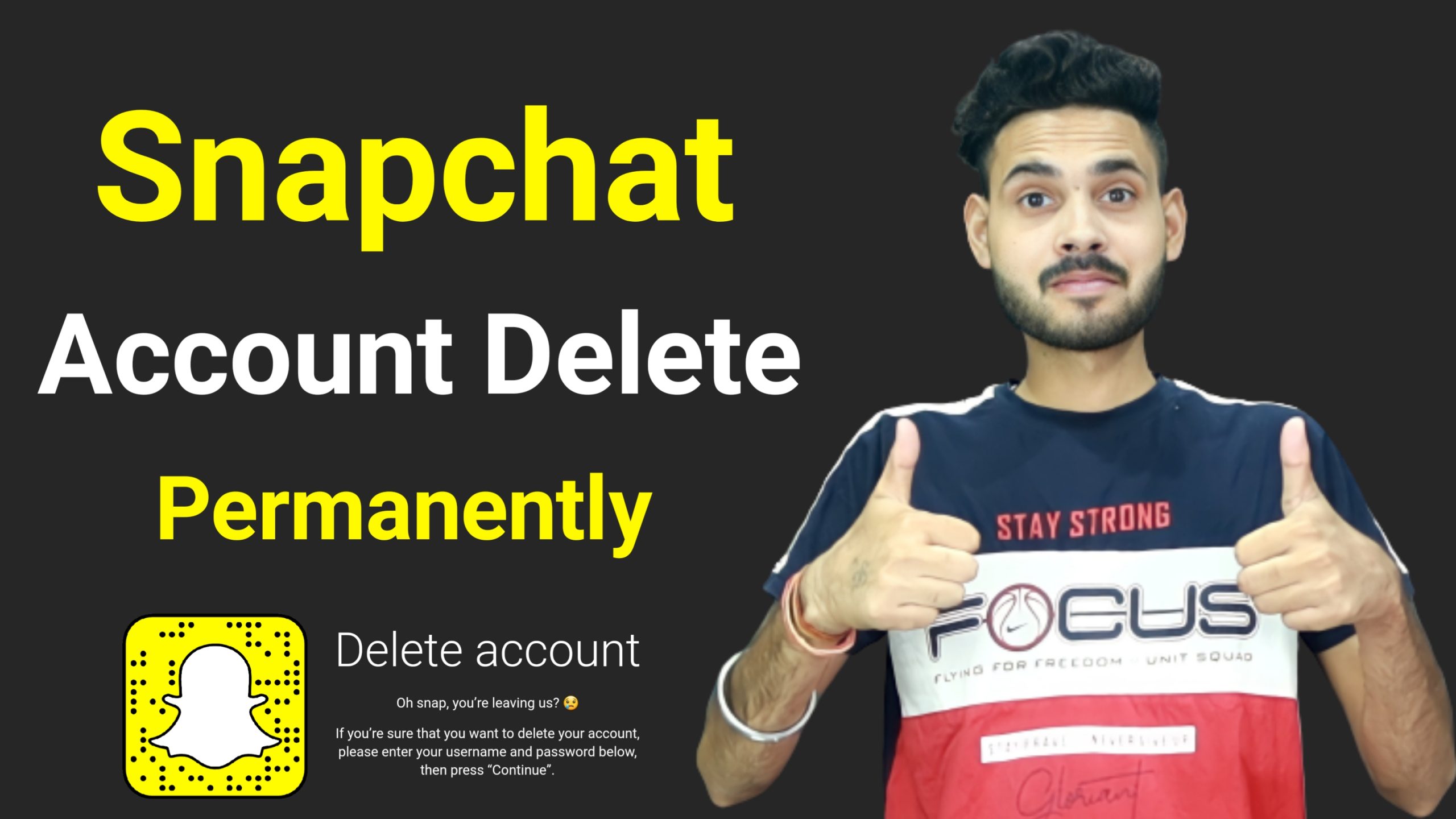 Snapchat Account Delete Kaise kare | How to Delete Snapchat Account 2023